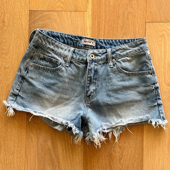 Special A - Cut Off Jean Shorts, Medium - Picture 1 of 4